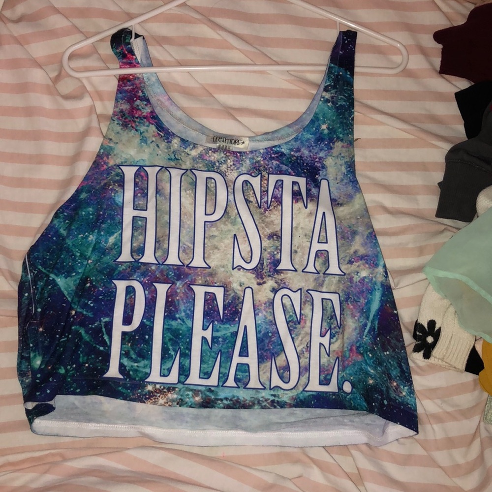 Hipsta Please Crop Top